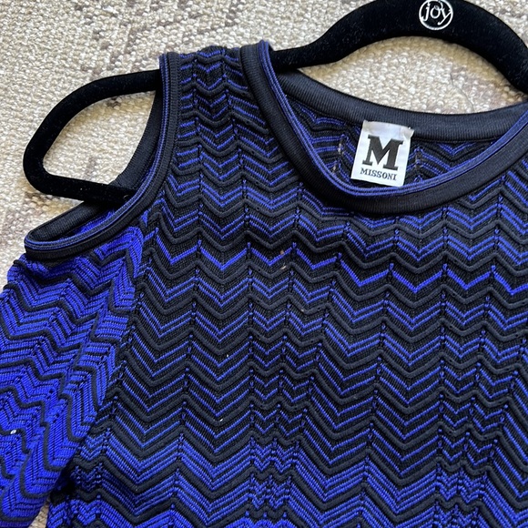 Missoni knit cold shoulder long sleeve dress - Picture 3 of 6